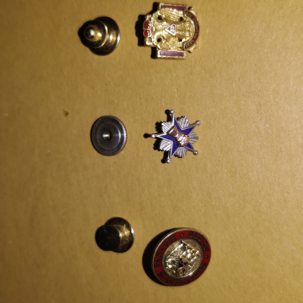 3 Lapel Pins